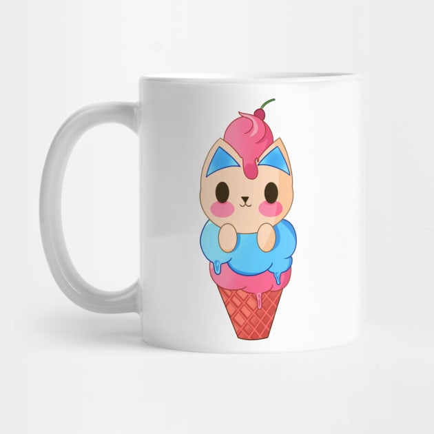 Ice Cream Kitten by Flicker Portraits